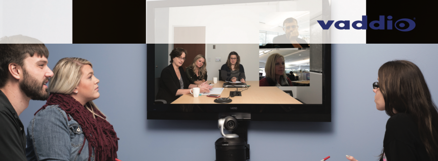 Vaddio Elevates the Huddle Room Experience Delivering the First Enterprise-Class USB PTZ Camera with Integrated Audio